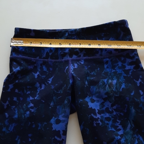 Lululemon Wunder Under Crop Iris Flower Floral 4 - Picture 5 of 8